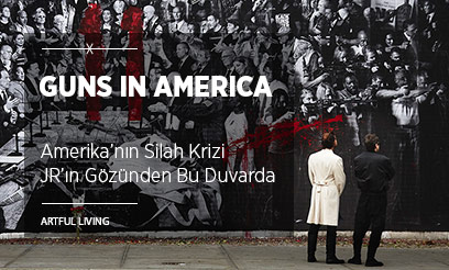 Amerika’nın Silah Krizi JR’ın Gözünden Bu Duvarda