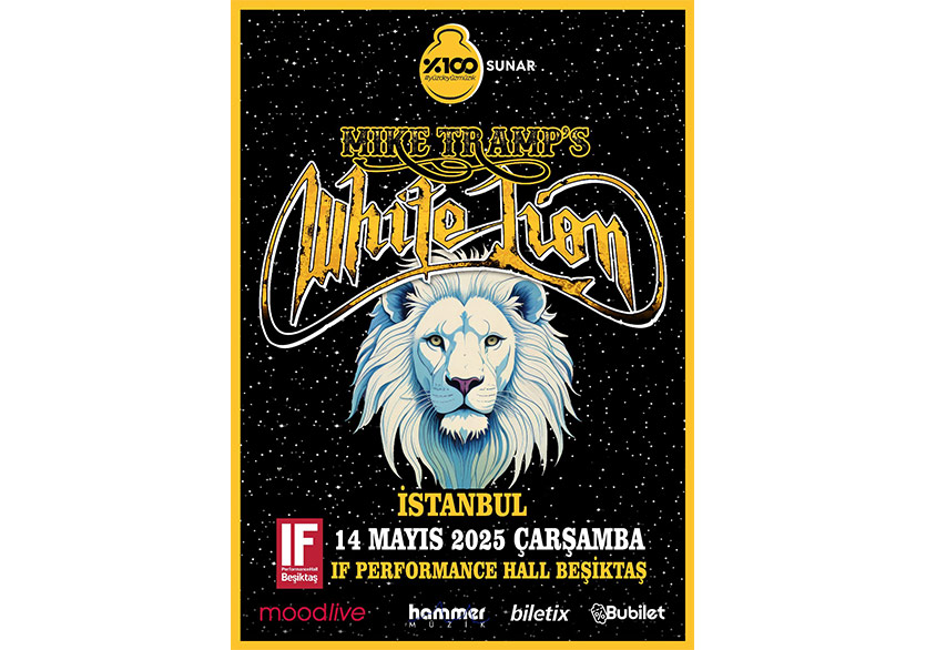 White Lion 14 Mayıs 2025’te IF Performance Hall Beşiktaş’ta