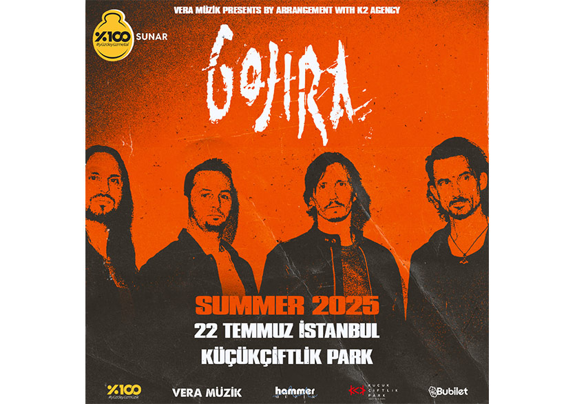 Gojira, 2025’te İstanbul’da