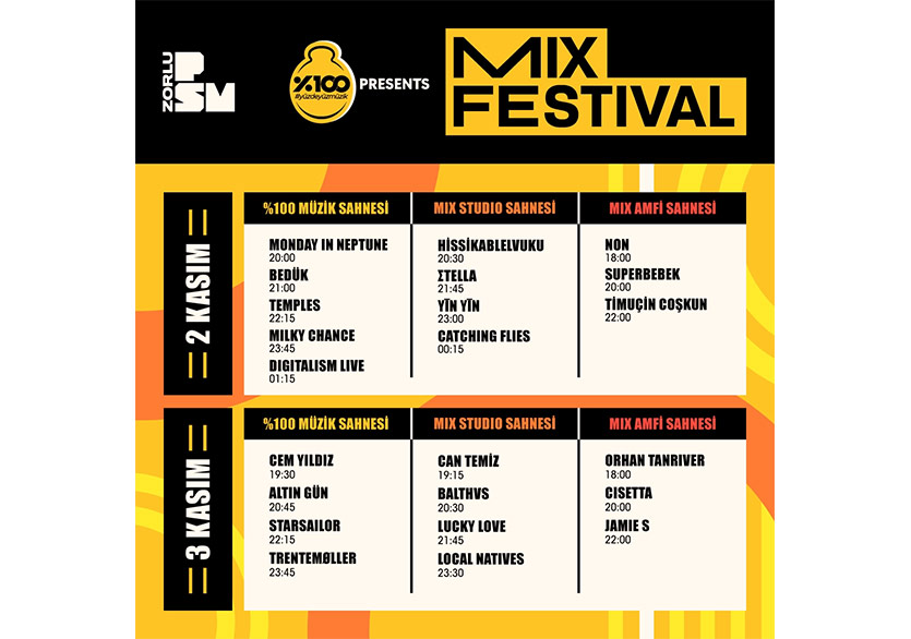 MIX Festival İçin Geri Sayım Başladı