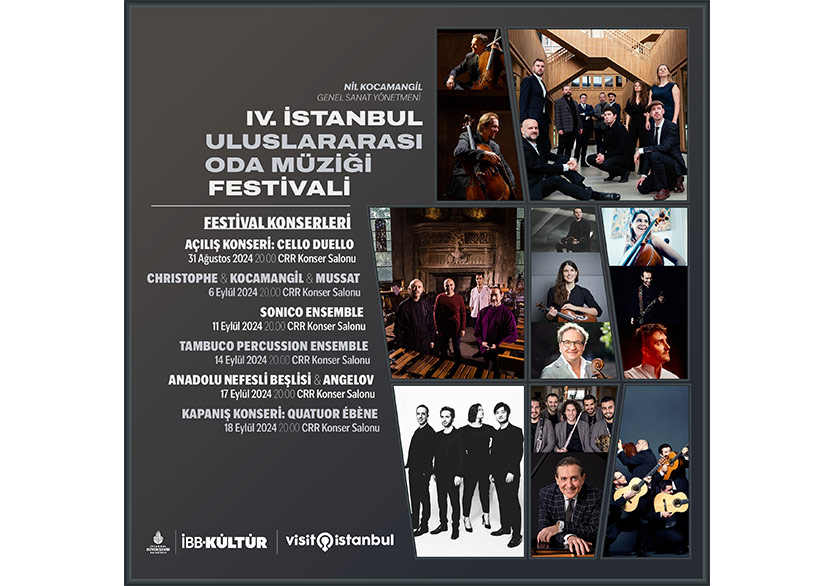 4. İstanbul Uluslararası Oda Müziği Festivali Başlıyor