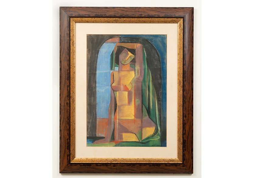 Halil Dikmen (1921-2010) Karton üzerine pastel 52x37 cm Terakki Vakfı Sanat Koleksiyonu